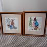 2 x vintage framed peter rabbit pictures Image 2
