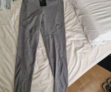 NIKE womens bnwt grey leggings size xl