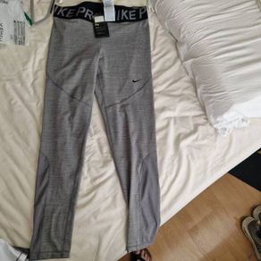 NIKE womens bnwt grey leggings size xl
