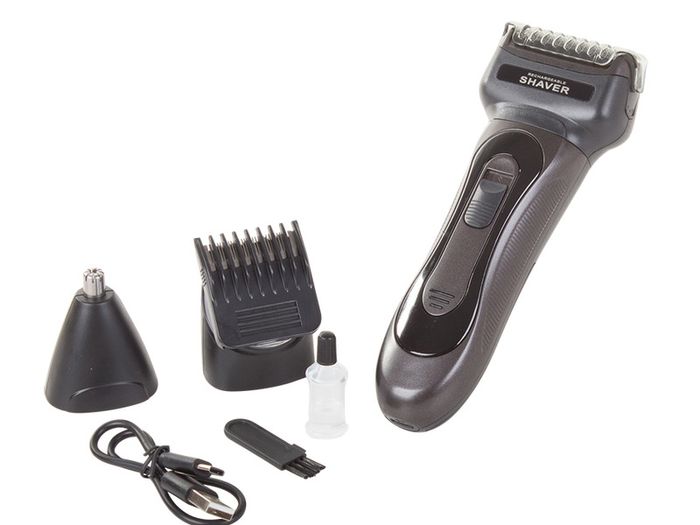 New 3 in 1 Electric Blade Nose Hair Trimmer Men Rechargeable Beard Shaver #1476