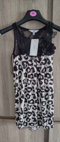 New look animal print top UK 6