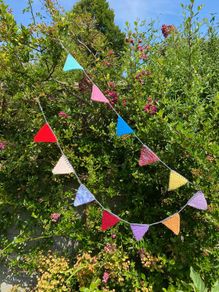 Hand Knit Party Bunting