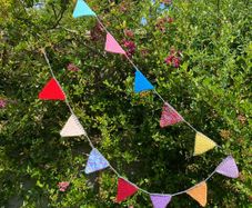 Hand Knit Party Bunting