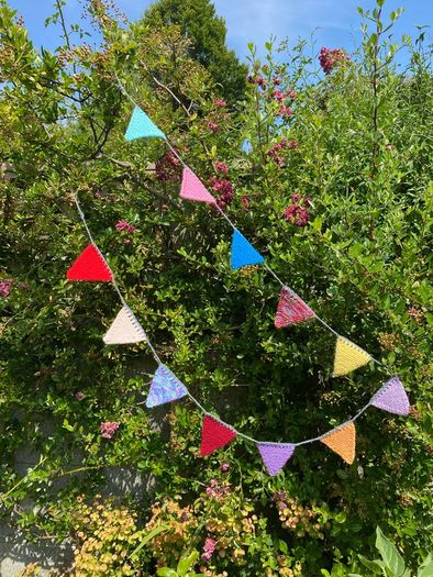 Hand Knit Party Bunting