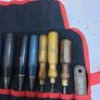 set of vintage graduated chisels Image 3