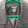 DKNY leather vest sleeveless jacket size M L Image 3