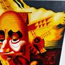 Signed Canvas Painting Striking Red and Gold Don Quixote Artwork 61.5 x 50cm Image 5