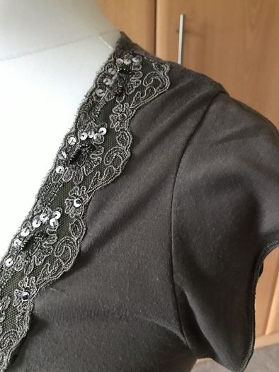 Dunnes Stores khaki dressy top