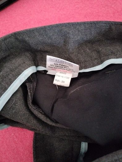 Grey hunter school trousers size 32/32