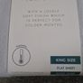 brushed cotton flat sheet grey Image 3