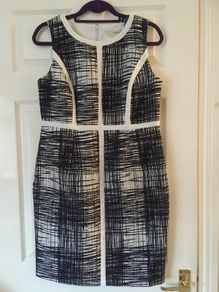 Navy and white Gallery dress Size 12