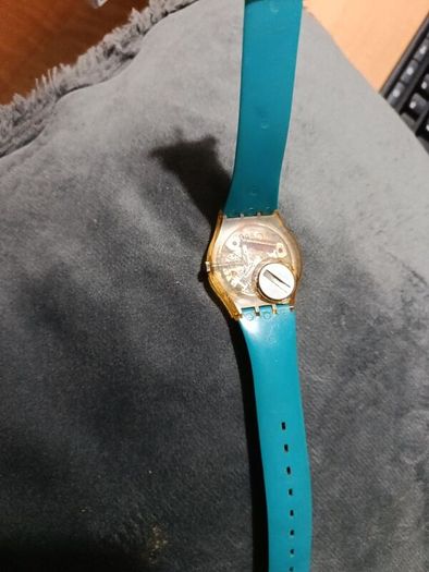 Vintage 1990 Swatch Watch African Can GK120 Retro
