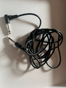 electric guitar Instrument Cable Black 3 meters