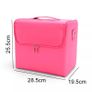Cosmetic Bag Beauty Case Suitcase Box Organizer Makeup Travel Portable Handbag - PINK Image 9