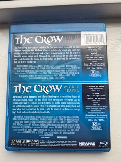 The Crow 2: City of Angels/The Crow: Wicked Prayer Blu-ray