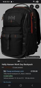 Helly Hansen work backpack