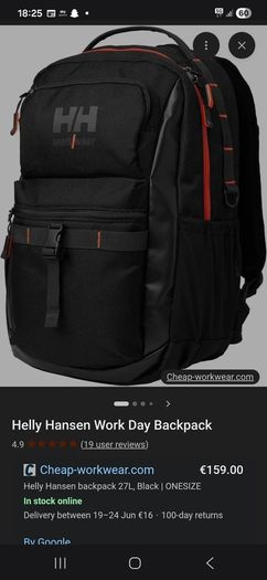 Helly Hansen work backpack