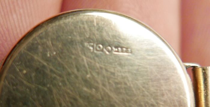 Vintage 1920s Solid 9Ct Gold 375 Lanco 15 Jewel Cased Ladies Manual Wristwatch (works well)