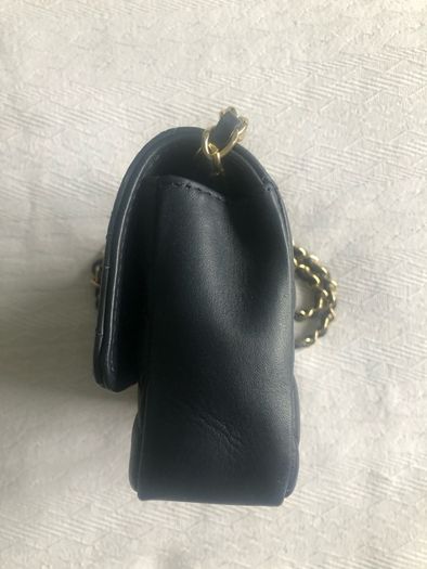 Genuine leather navy bag