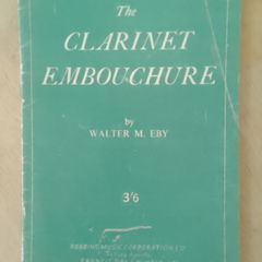 The Clarinet Embouchure
