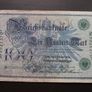 Germany. Reichsbanknote. 100 Mark (7.2.1908) Image 2