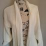 cream waterfall cardigan Image 2