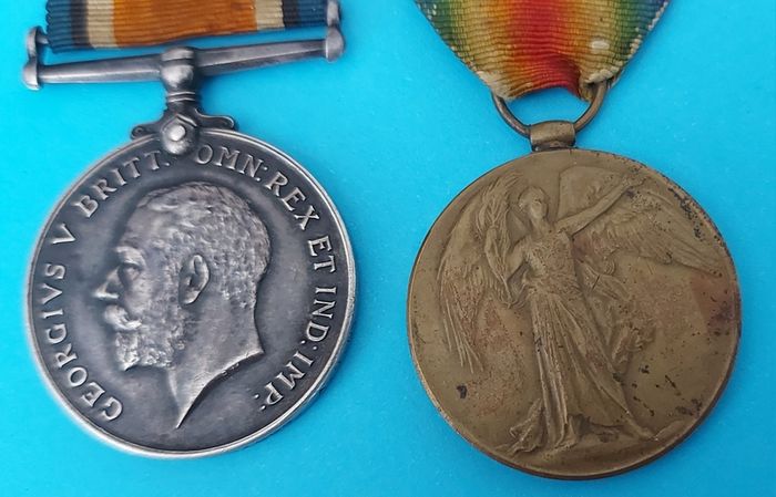 World War 1 Victory and War Medals to A.S.C.