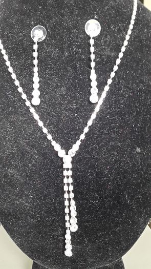 Bridal Necklace and matching Earrings ( DEBS )