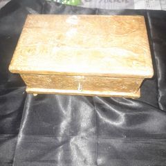 A Beautiful Old Brass Jewellery Box