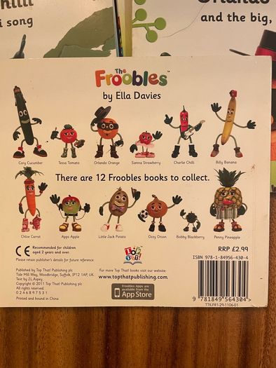 Baby books Froobles from 2y