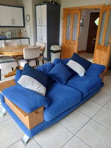 Nicoletti 3 seater sofa and armchair