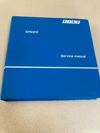 Fiat 124 Spider Factory Shop Manual