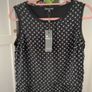 dress bnwt size 12 Streetone dress sleeveless black & white patterned Image 4