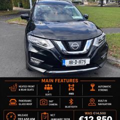 Nissan X-Trail 2018 (7-Seater, Automatic, Sunroof)