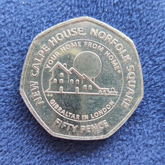 Gibraltar 50 pence Calpe House