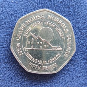 Gibraltar 50 pence Calpe House