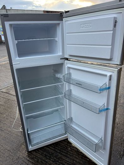 Nordmende 55cm Freestanding Fridge Freezer Silver