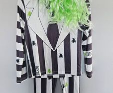 Beetlejuice Halloween Costume
