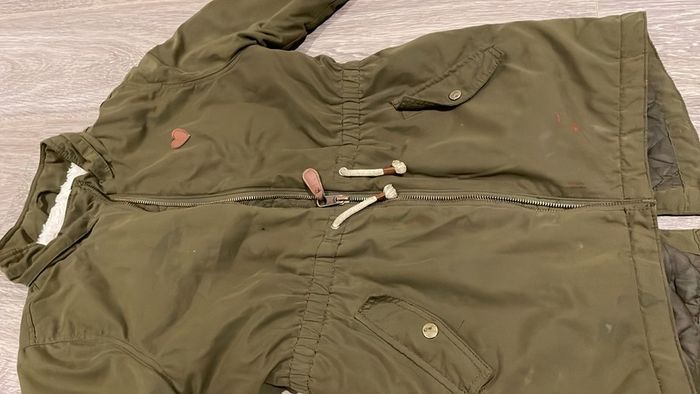 Next Khaki Girls Winter Coat: 9-10yrs - Reduced As New Zip Needed