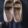 Shoe/Shoes and Matching Bag .. Both Cream Satin .. Price Drop Image 8