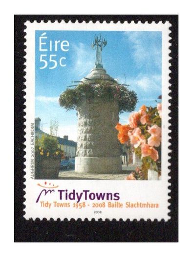 2008 Ireland 50th Anniversary of the Tidy Towns Competition Commemorative Stamp Mint Never Hinged (MNH)