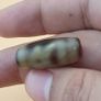 Vintage Lot of 3 Himalayan Tibetan Agate Dzi Beads Amulets Image 4