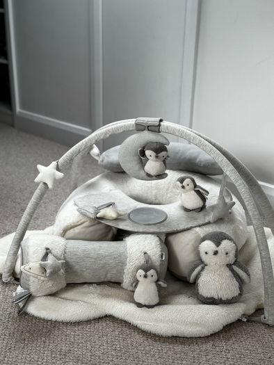 Wish Upon a Cloud Playmat Bundle with Tummy Time Roll, Sit & Play