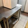 Stainless steel catering prep table Image 2