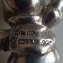 Retired Disney Chamilia Winnie the Pooh & butterfly dangle charm 925 sterling silver Image 3
