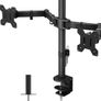Dual Monitor Arm for 13-27 inch LCD LED PC Screens, Ergonomic Dual Monitor Stands for Desks, Height Adjustable Dual Monitor Desk Mount Tilt 90,Swivel 180 Rotate 360, VESA 75/100 Image 2