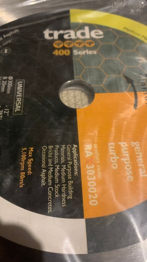 5x300mm Cutting Disc
