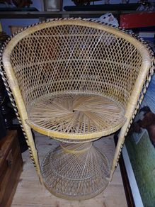 1970s Wicker Chair