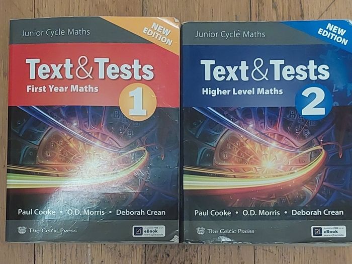 Maths books Text & Test 1 & 2