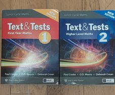 Maths books Text & Test 1 & 2